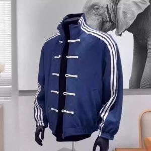 FLICBS | Plus Size New Chinese Style Jacket Blue