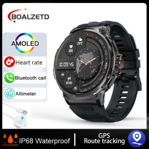 Outdoor Smart Watch Men 1.85-inch Large Display GPS Sports IP68 Waterproof ForAmazfit Bluetooth Call Compass Military Smartwatch