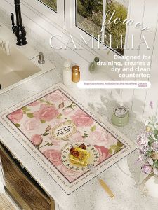 BEIAISI | Food-Grade Silicone Drain Mat for Kitchen Countertops and Sink Edges