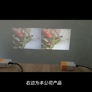 Mini Projector Portable Projector for Cartoon Kids Gift Outdoor Movie Projector LED Pico Video Projector for Home Theater Movie Projector with HDMI USB Interfaces and Remote Control