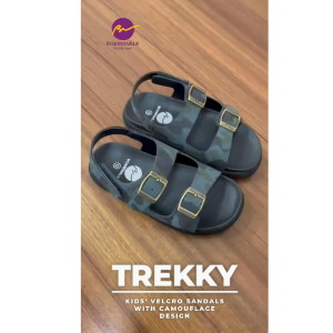 Boardwalk Trekky Manmade Leather Boys Sandals with Adjustable Buckle Straps