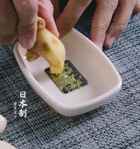 เครื่องบดกระเทียมแบบญี่ปุ่น YAMADA สำหรับบ้าน เครื่องบดกระเทียมแบบยูนิคอร์ป ชามบดกระเทียมแบบญี่ปุ่นใหม่ อุปกรณ์ทำอาหารในครัว