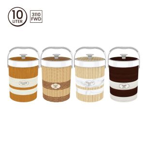 Termos nasi NAIBA NANDOS Rice bucket bulat Printing Kotak bekal makanan 10L 8L