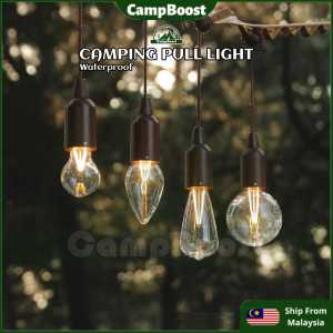 CampBoost Lampu Camping Light Pull String Light Camping Lamp Fairy Light Lampu Camping Gantung