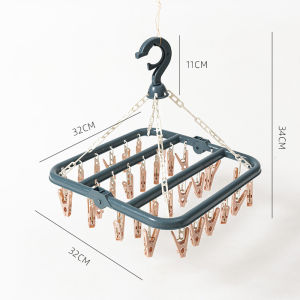 กางเกงบ็อกเซอร์แบบแขวนได้หลายช่อง กางเกงชั้นใน กางเกงขาสั้น กางเกงยีนส์ ผ้าปูโต๊ะ หัวเข็มขัดแบบยืดหยุ่นสำหรับใช้ในบ้านและหอพัก