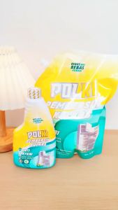 POLKI Pembersih Kulkas Refill 1.5 liter Pouch / Pembersih Permukaan dan Bagian Dalam Kulkas Dapur