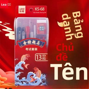 MONLEYTA | Bộ dụng cụ thi cử 2B Bộ dụng cụ chấm điểm trong suốt Bộ dụng cụ hoàn chỉnh Bộ dụng cụ cần thiết cho kỳ thi đại học