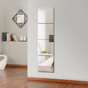Gương Dán Tường Cao Cấp 20X20CM Decor Phòng Ngủ Đẹp Có Sẵn Keo Dính Tiện Dụng SHOPE