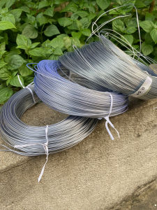 Plastic Coated Transparent Binding Cable Handmade DIY Hair-Styling Headband Green Plant Garden Line Plastic Aluminum Wire Plastic Coated Aluminum Wire Soft Iron Wire