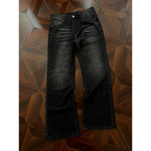 3Ch Cleanfit Straight Leg Jeans Mens 517 Style Watered Cat American High Street Version Youth Wear Long Pants