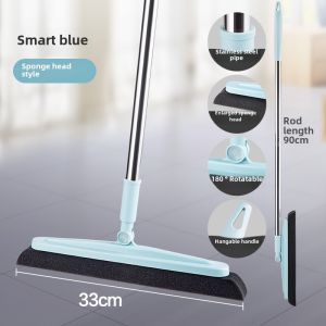 Jujiajia Wide Sponge Broom For Home Floor Scraping Broom Single Floor Scraping Handy Gadget Floor Magic Sweeping Broom