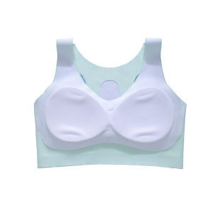 Miiow | Comfortable Seamless Sports Bra For Teenage Girls Suitable For Junior And High School Students Age 10 To 14 Nylon Fabric