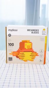 Đồ chơi xây dựng xếp hình gỗ sáng tạo Mideer Archimedes City Blocks 300 mảnh ghép