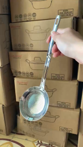 Vá lưới inox vá lọc inox vá vớt inox vá lọc muôi lọc chanh muỗng lưới lọc chanh vá vớt bọt