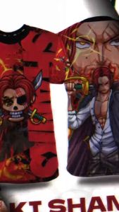 MPJ OverSize Tshirts for Man One Piece Cartoon Pattern