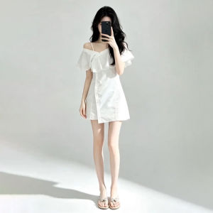 LIRUSHAN | Off-shoulder Design Fashion Dress