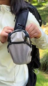 Waterproof Cycling Chest Pack Lightweight Crossbody Sling Bag with Water Bottle Holder for Outdoor Sports Hiking Travel