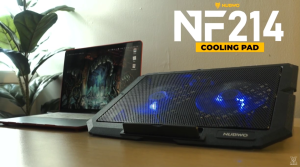ร้านแนะนำ Nubwo Gameing Cooler Pad NF214 ฐานพัดลมระบายความร้อนโน๊ตบุ๊ค (2 Fan) มีที่วางโทรศัพท์ รับประกัน 1ปี ศูนย์ไทย