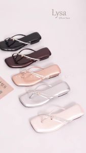Sandal Wanita-terbaru-Sendal Korean Stayle-Sendal Wedges Ringan Sangat Empuk Free Box