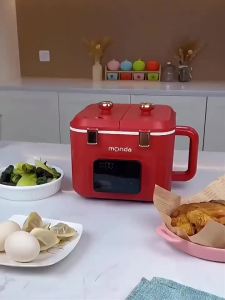 monda Monda Double Pot Rice Cooker with Micro Pressure Ceramic Glaze Inner Pot Small Multi-Functional Household Smart Rice and Porridge Cooker