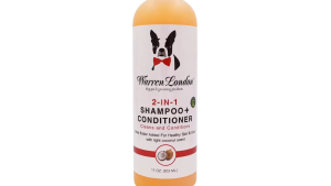 Warren London 2 in 1 Coconut Scented Dog Shampoo + Conditioner for Dogs Helps Dry Itchy Skin