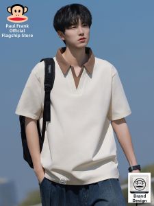Paul Frank | Breathable Cool Ice Silk Fake Two Pieces Polo Shirt Men