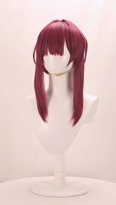 Wig Kafka Cosplay Honkai: Star Rail Kafka Rambut Palsu Dewasa/Anak-Anak Dapat Menggunakannya