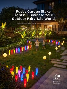 ANQIYUE | Solar Powered Waterproof Garden Ground Light