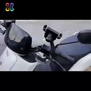 Portable Aluminum Alloy Motorcycle Phone Holder Off-road Phone Holder Phone CP Holder Accessories Adjustable Phone Stand Extendable Portable Foldable Universal Phone/tablet Desktop Stand Phone Accessories for Lazy People