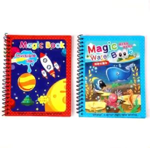 MAGIC WATER BOOK / Mainan Edukasi BUKU MEWARNAI MENGGAMBAR / BUKU MEWARNAI ANAK PENA AIR EDUKASI
