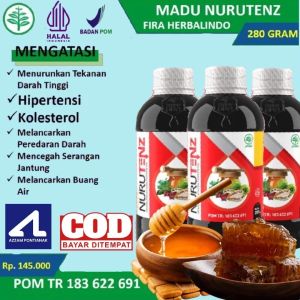 Madu nurutenz original obat hipertensi darah tinggi alami