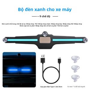 Đèn Cảnh Báo Ánh Sáng Xanh Lá Cây Thông Minh Sử Dụng Năng Lượng Mặt Trời Đèn Trang Trí Nội Thất Đèn Trang Trí Nội Thất Xe Hơi
