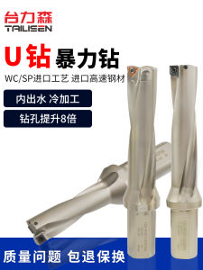 Numerical Control U-Drill Quick Spraying Water Violent Drill Flat Bottom for CNC Lathe Use Deep Hole Drilling Tool