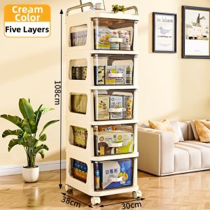 Multifunctional Drawer-style Mobile Storage Cabinet