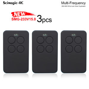 1/2/3pcs SMG-233 Multi-frequency Replicator Garage Door Gate Remote Control Upgrade Handheld Transmitter 280-868MHz 433mhz