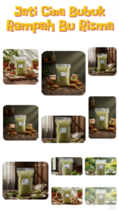 Daun Jati Cina Bubuk 500 gram - Rempah Bu Risma