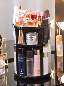 Makeup Box 360° Rotation Cosmetic Organizer Makeup Organizer 360 Degree Rotating Cosmetic Storage Box Makeup Box