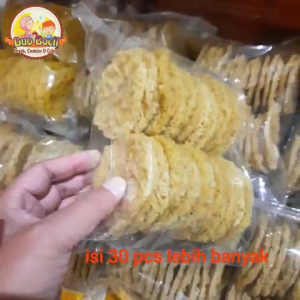 Rengginang Beras ASLI Pandeglang Banten (30 pcs) - Duo Bocil Snack
