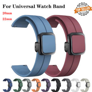 22mm 20mm สำหรับนาฬิกา Huawei 4/3/GT3-2 Pro Amazfit GTR 4/GTS 4 สมาร์ทวอท์ชระบายอากาศได้ดี สาย Samsung Galaxy Watch 6/5/4