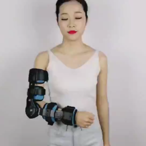 【COD】Hinged Elbow Brace Post Op Elbow Brace with Strap Adjustable Range of Motion Elbow Immobilizer Injury Recovery Support Arm Sling Rom Elbow Brace for Joint⭐⭐⭐⭐⭐.