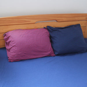 Pure Cotton Modal Knitted Pillowcase Single Piece Simple Design Striped Student Use Breathable Comfortable Night Sweating