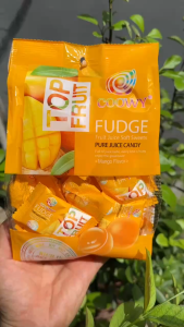 Kẹo Dẻo Trái Cây COOWY FUDGE Vị Xoài 280gr – Fruit Juice Candy Mềm Dẻo Thơm Ngon