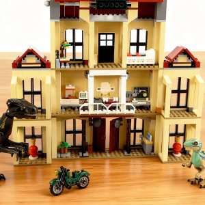 Third Party Compatible Sets Dinosaur World Series Building Blocks Indoraptor Attacked Park Assembly Toys For Children ﻿