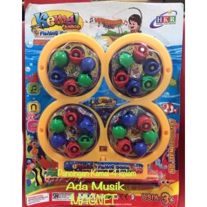 Mainan Pancingan Kemal 4 kolam dan musik