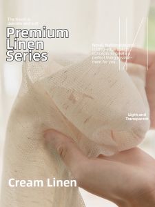 SHANGLAWEI | Linen Cream Curtains and Sheer