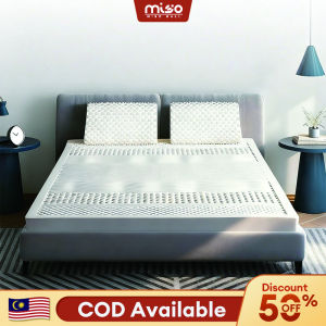 MISO Natural latex mattress 100% thickened size 5cm 7.5cm foam mattress multi size 90x200/120x200/180x200