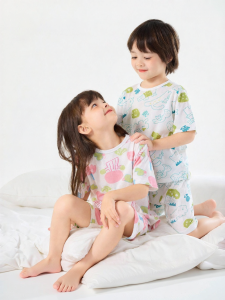 DUDUJIA | Bộ Đồ Ngủ Mùa Hè Bằng Cotton Cho Trẻ Em