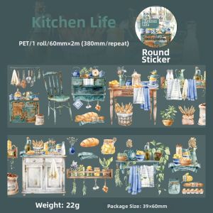 Vintage Scene Decor DIY Stickers Deco Tape