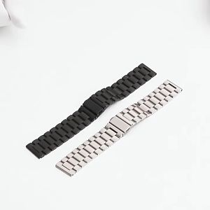 Strap 22mm Stainless Tali Jam Watchband Pin Buckle Compatible With Huawei GT4 GT5 Sumsung