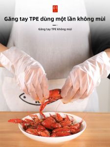 Food Grade Thick Wear-Resistant Waterproof TPE Gloves